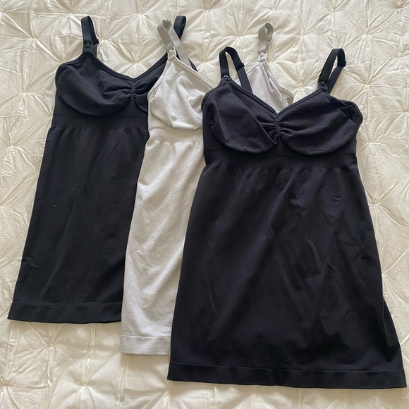 3 pack Bravado Nursing Tank Bundle stretchy soft comfortable durable slimming - Picture 3 of 5